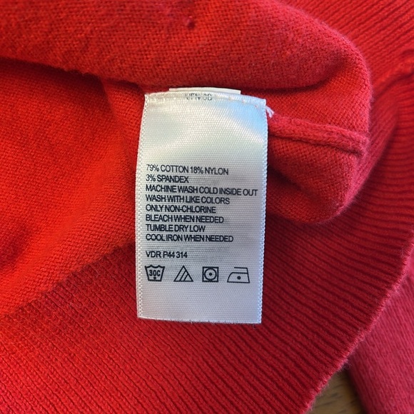 Women’s red Nautical button up cardigan size medium. - Picture 7 of 7